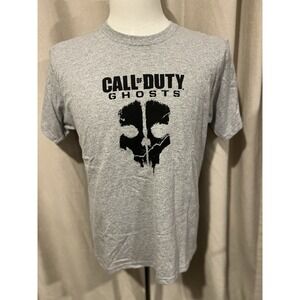 Call Of Duty GHOSTS T Shirt Mens‎ Size XL Gray Activision 2013 Gamer Tee PS3